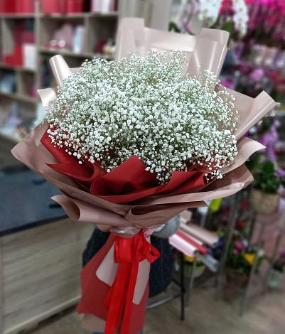 Букет цветов из: Гипсофила в Сокольники