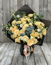 Букет цветов из:  Розы и Лизиантусы в Сокольники