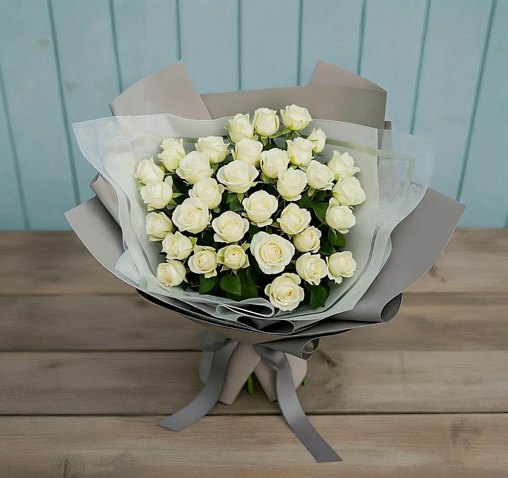 Букет Белоснежная нежность в Сокольники