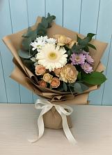 Букет цветов из:  Герберы и Хризантемы в Сокольники
