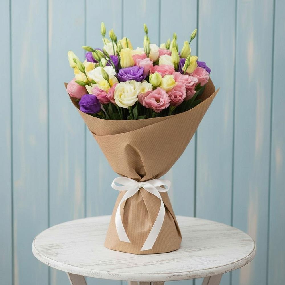 Букет цветов из: Лизиантусы в Сокольники