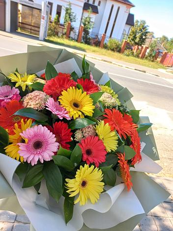 Букет цветов из: Герберы в Сокольники